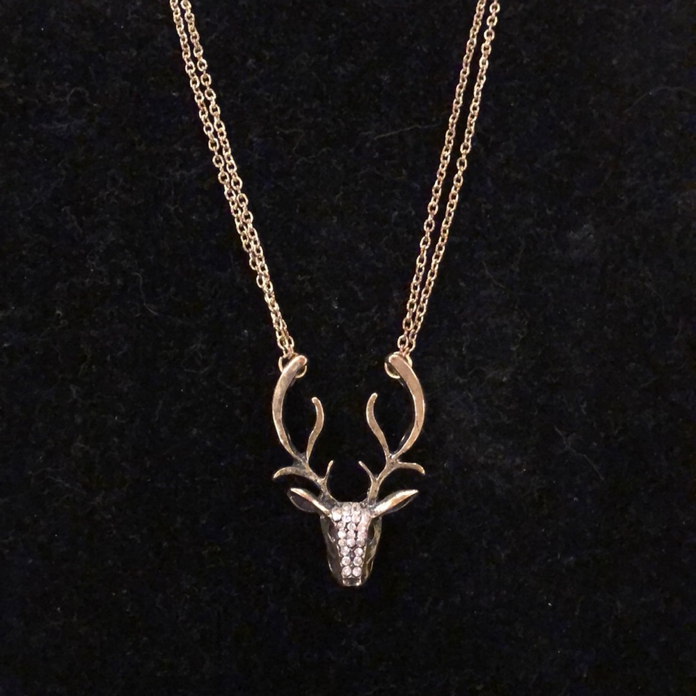 Deer Head Necklace